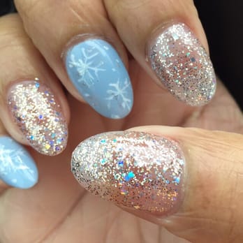 Lucky Nails Spa - Previous Frozen inspired design by Lily - Nail Salons Near Me - Santa Rosa, California