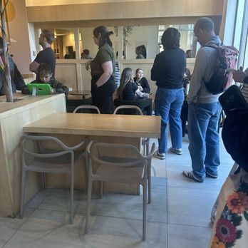 Little Bear Coffee - Dining area...and long line - Coffee & Tea Near Me - Albuquerque, New Mexico