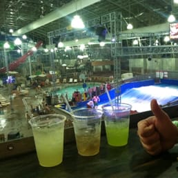 From the bar overlooking the waterpark From the bar overlooking the waterpark
