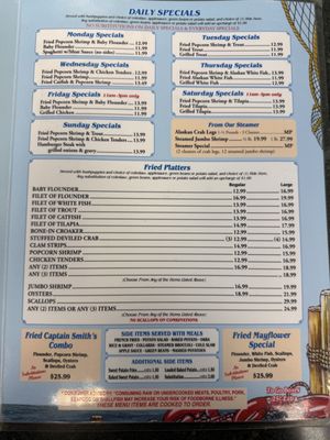 Menu photo 4 Mayflower Seafood Resturant Winterville, NC
