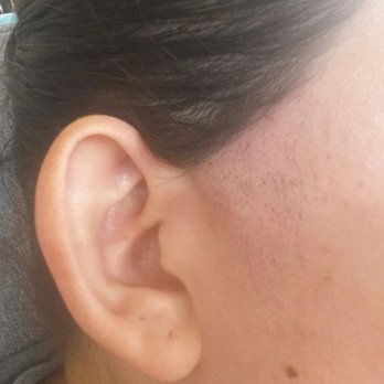 European Wax Center - The small specs are dried blood and the brown spot is waxed that was left on. - Waxing Near Me - Gainesville, Virginia