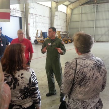 United States Coast Guard - LT DeAngelo briefing our group as we prepare to climb aboard a C-130 - Airports Near Me - Clearwater, Florida United States Coast Guard - LT DeAngelo briefing our group as we prepare to climb aboard a C-130 - Airports Near Me - Clearwater, Florida