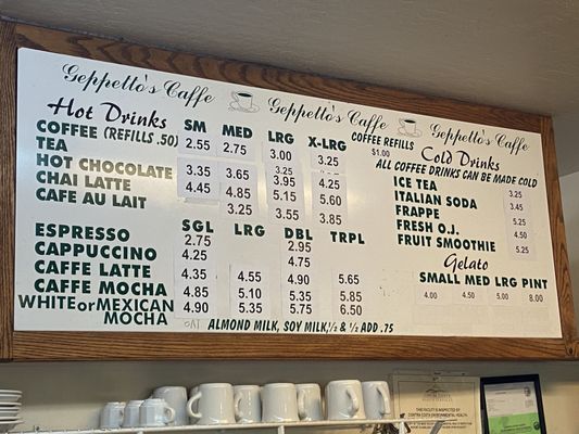 Menu photo 3 Geppetto's Caffe Orinda, CA