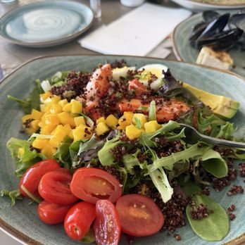 Beach House Waterfront Restaurant - Lobster - Quinoa Cobb Salad - American Near Me - Bradenton Beach, Florida Beach House Waterfront Restaurant - Lobster - Quinoa Cobb Salad - American Near Me - Bradenton Beach, Florida