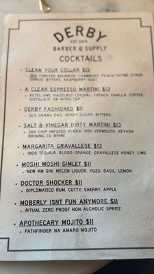 Menu photo 2 Derby Barber and Supply Reno, NV Menu photo 2 Derby Barber and Supply Reno, NV