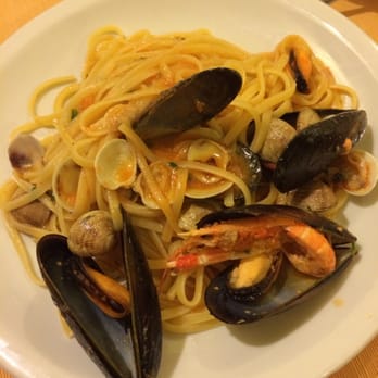 Taverna Pretoriana - Seafood linguine. Delicious but I would ask for a lighter hand with the salt. - Seafood Near Me - Rome, RM Taverna Pretoriana - Seafood linguine. Delicious but I would ask for a lighter hand with the salt. - Seafood Near Me - Rome, RM