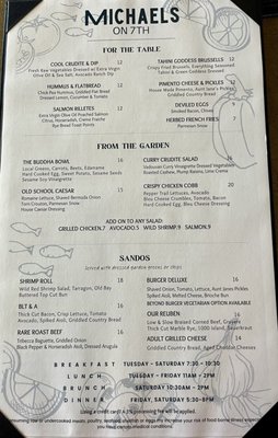 Menu photo 2 Michael’s On 7th Vero Beach, FL
