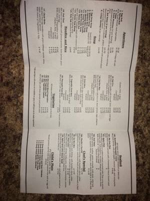 Menu photo 6 Thai Orchid Wichita Falls, TX