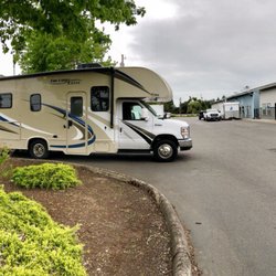 The Herbal Connection - Panoramic of our ZiaWorks RV rental in their main parking lot. FB.me/ZiaWorks