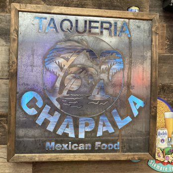 Taqueria Chapala - Inside restaurant sign. - Tacos Near Me - Austin, Texas Taqueria Chapala - Inside restaurant sign. - Tacos Near Me - Austin, Texas