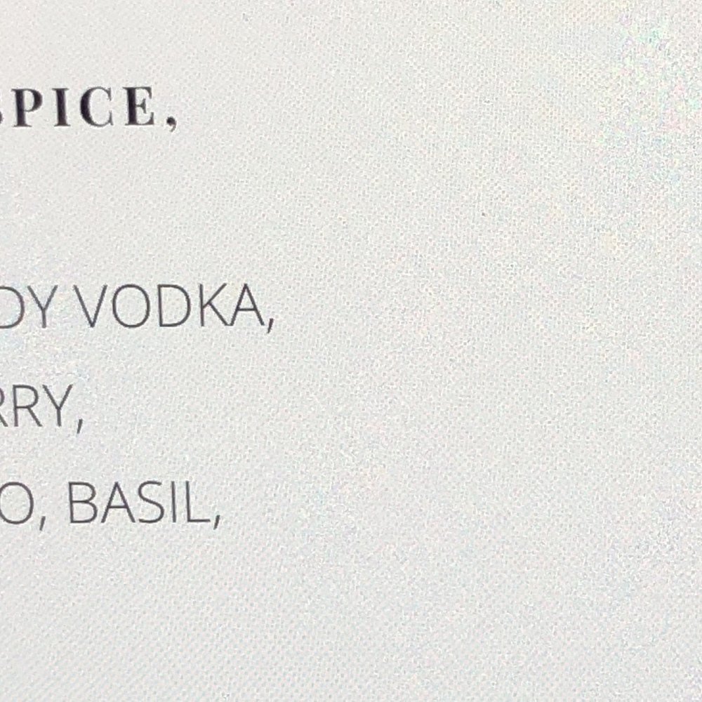 Fine & Fettle - Ingredients in the Spice, Spice, Baby cocktail - Tapas/Small Plates Near Me - Charlotte, North Carolina