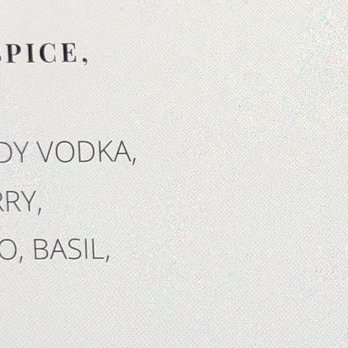 Fine & Fettle - Ingredients in the Spice, Spice, Baby cocktail - Tapas/Small Plates Near Me - Charlotte, North Carolina