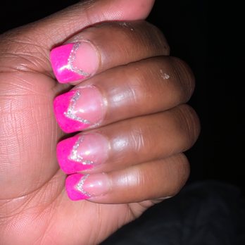 Stunning Nail Spa - Versus what I got - Nail Salons Near Me - Plano, Texas