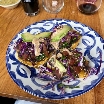 Ambriza - Amazing ahi tuna tostada - Mexican Near Me - Houston, Texas