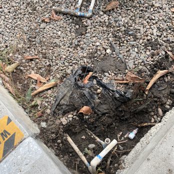 Stephens Plumbing, Heating & Air Conditioning - How he left the job as completed. Capped one pipe and left a mess and other pipes exposed. - Plumbing Near Me - San Pedro, California Stephens Plumbing, Heating & Air Conditioning - How he left the job as completed. Capped one pipe and left a mess and other pipes exposed. - Plumbing Near Me - San Pedro, California