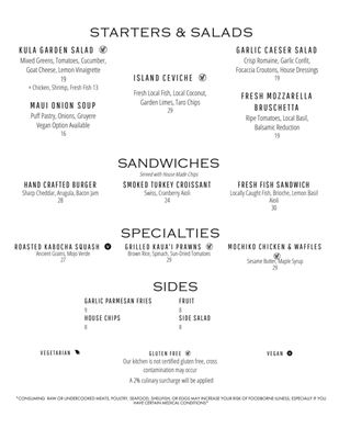 Menu photo 8 Kula Lodge & Restaurant Kula, HI Menu photo 8 Kula Lodge & Restaurant Kula, HI