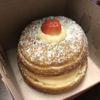 Mag's Donuts & Bakery - Strawberry Cronut with custard. Made fresh. - Donuts Near Me - Irvine, California Mag's Donuts & Bakery - Strawberry Cronut with custard. Made fresh. - Donuts Near Me - Irvine, California