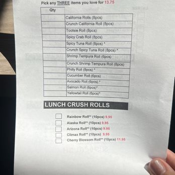 Sushi Crush - Japanese Near Me - Scottsdale, Arizona