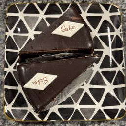 Sacher Torte slice