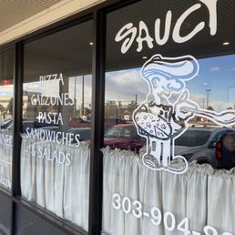 Exterior photo of Saucy's Pizza - Littleton, Colorado Exterior photo of Saucy's Pizza - Littleton, Colorado