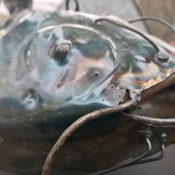 Sunday at Sandwich Antique Show - Metal catfish
