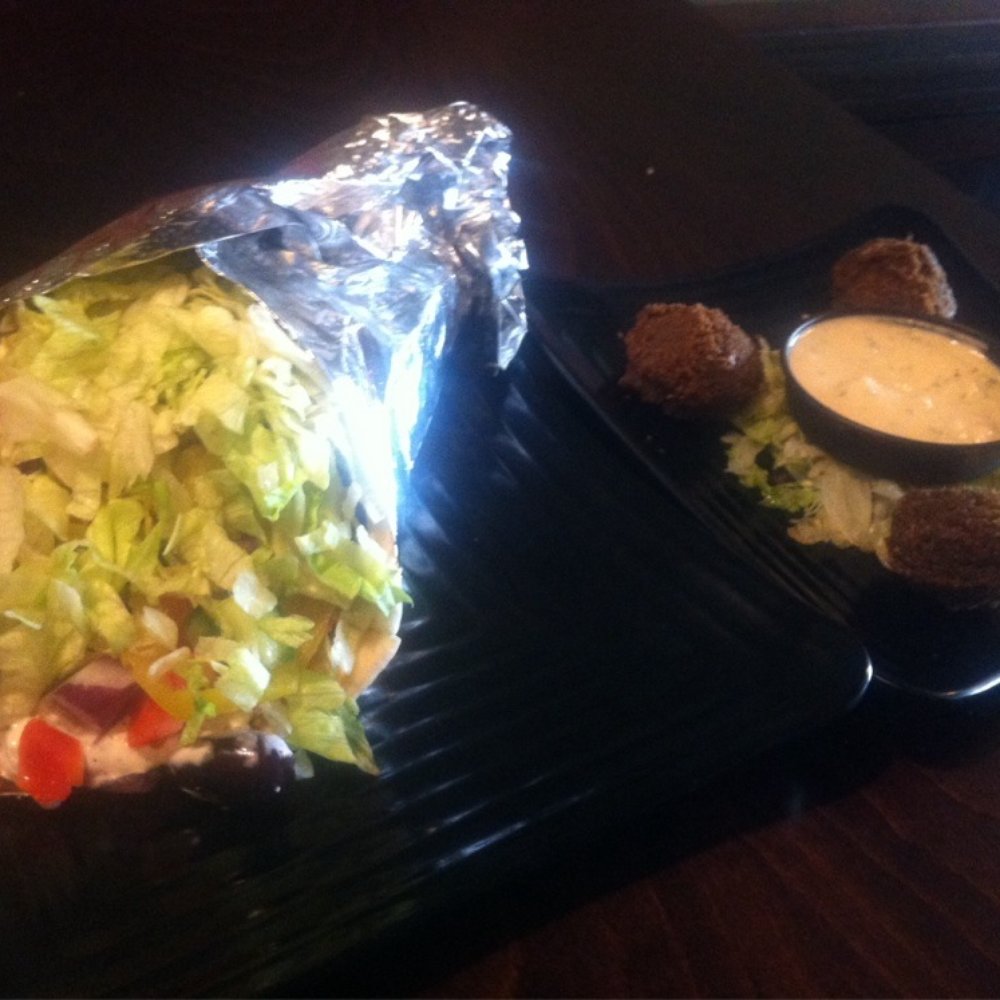 Mezze - Gyro with Greek pita and falafel - Mediterranean Near Me - Columbus, Ohio Mezze - Gyro with Greek pita and falafel - Mediterranean Near Me - Columbus, Ohio