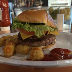 Old Dutch Tavern - Custom STEAK Burger.  Yeah!!!!