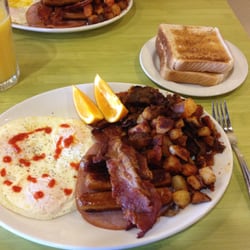 The Original Sunnyside Grill - Everything you could want in a breakfast platter. Plus Espressos for only $0.99!!  Service was fantastic and quick.