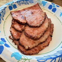 This is a "side order" of ham to go with the noodles!