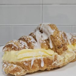 Croissant with Bavarian Cream