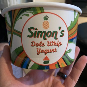 Simon’s Pineapple Whip & Yogurt - Thankfully they're yogunt is better then there spelling. - Ice Cream & Frozen Yogurt Near Me - Temecula, California Simon’s Pineapple Whip & Yogurt - Thankfully they're yogunt is better then there spelling. - Ice Cream & Frozen Yogurt Near Me - Temecula, California