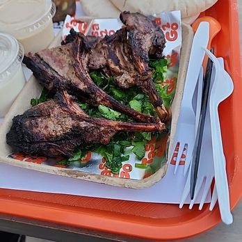 Tasa2Go - Lamb chops plate - Egyptian Near Me - Fullerton, California
