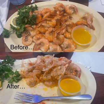 Baytown Seafood Restaurant - 30 Medium Boil Shrimps (appetizer) and it was all eaten! Yummy! - Seafood Near Me - Texas City, Texas Baytown Seafood Restaurant - 30 Medium Boil Shrimps (appetizer) and it was all eaten! Yummy! - Seafood Near Me - Texas City, Texas