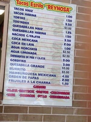 Menu photo 3 Tacos Estilo Reynosa Houston, TX Menu photo 3 Tacos Estilo Reynosa Houston, TX