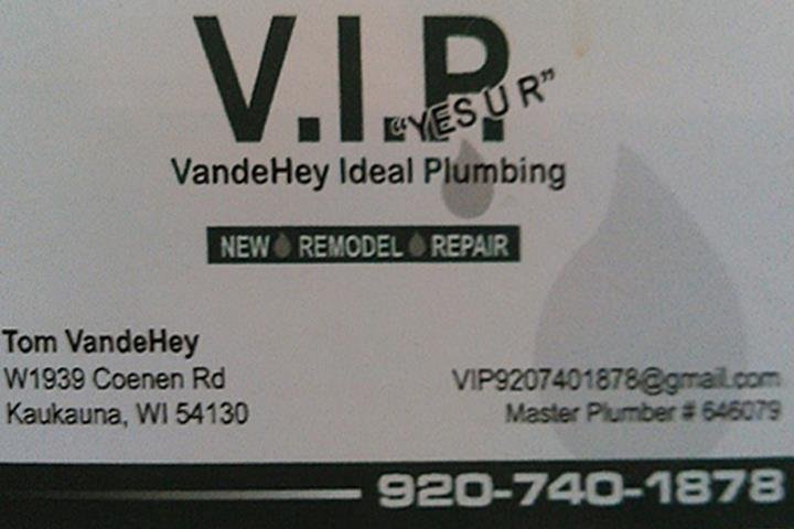 Slide of VandeHey Ideal Plumbing