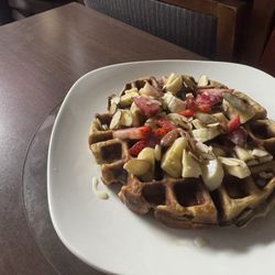 Nutrition and energy - A immaculate and delicious waffle, made with Herbalife products