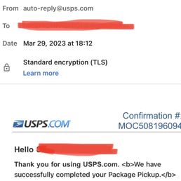 Online "confirmation" of the pickup that was not fulfilled Online "confirmation" of the pickup that was not fulfilled