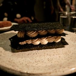 Dried Seawood and Licorice Dessert