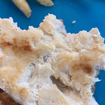 McDonald's - I ordered and ate most of my artisan grilled sandwich, then took off a piece of the bun to give to my son and saw this black hair. - Fast Food Near Me - Salem, Wisconsin