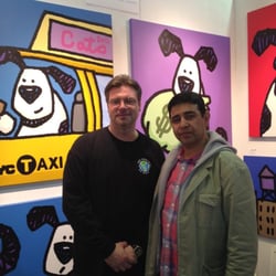 PaintBox West Village - Ed Heck and Hashmat at the New York Art Expo 2012