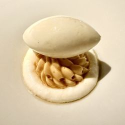 Aska - Milk & Whey - Caramelized whey and milk sorbet with grass-fed cream and meadowsweet cordial