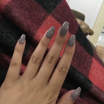 Revo Nails Salon - Coffin shaped acrylics - Nail Salons Near Me - College Park, Maryland