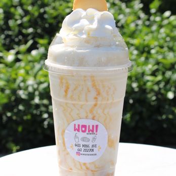 Wow Nutrition - Banana Cream Pie.
Comes with caramel syrup and is topped with whipped cream, vanilla cookie crumbs and a cookie on top. - Juice Bars & Smoothies Near Me - Bakersfield, California Wow Nutrition - Banana Cream Pie.
Comes with caramel syrup and is topped with whipped cream, vanilla cookie crumbs and a cookie on top. - Juice Bars & Smoothies Near Me - Bakersfield, California