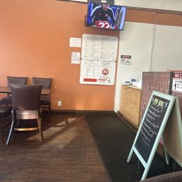 Menu and the tv