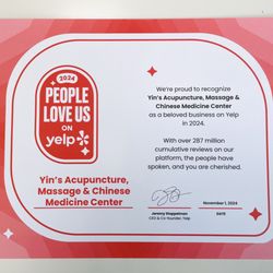 Yin's Acupuncture, Massage & Chinese Medicine Center - Thank you for the supports!
