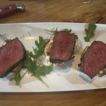Harvest Tide Steakhouse - Filet mignon over a special bread. - Steakhouses Near Me - Bethany Beach, Delaware Harvest Tide Steakhouse - Filet mignon over a special bread. - Steakhouses Near Me - Bethany Beach, Delaware