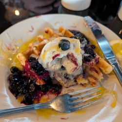 Water Street Waffle Company - Lemon blueberry waffle