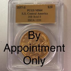 Markham Numismatics Coin Appraiser - We Buy PCGS coins and NGC coins as past grader for PCGS we know Rare Coins. gold coins silver coins pleas see website
by appt only