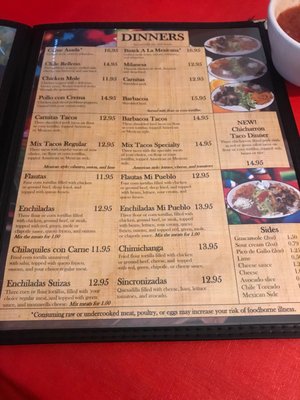 Menu photo 5 Mi Pueblo Mexican Restaurant Plover, WI