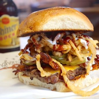Longhorn Cafe - a burger with onions and cheese - American Near Me - San Antonio, Texas Longhorn Cafe - a burger with onions and cheese - American Near Me - San Antonio, Texas